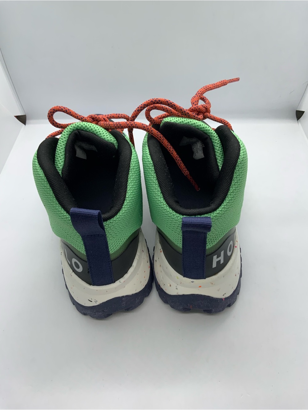 HOLO Green Hiking Boots with Navy Soles - Picture 6 of 8